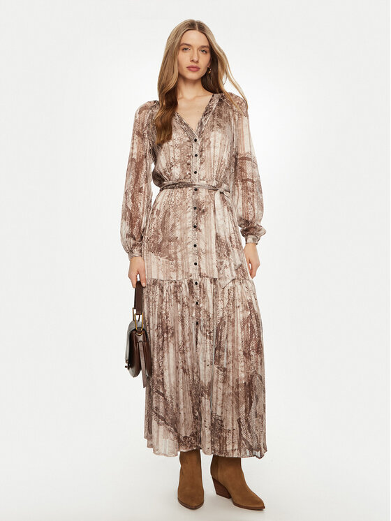 Guess Guess Vsakodnevna obleka W5RK77 WGWV2 Modra Regular Fit