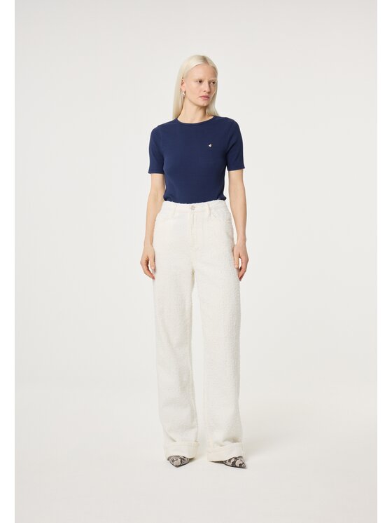 Fabienne Chapot Fabienne Chapot T-Shirt 6228-1770-175 Niebieski jasny Slim Fit