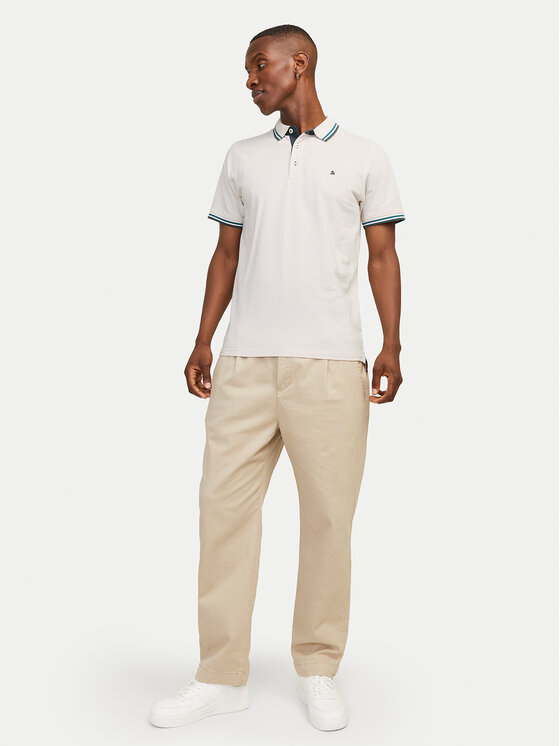Jack&Jones Jack&Jones Polo majica Paulos 12136668 Bež Slim Fit
