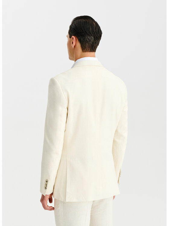 Pako Lorente Pako Lorente Marynarka P25SF-3G-015 Beżowy Slim Fit