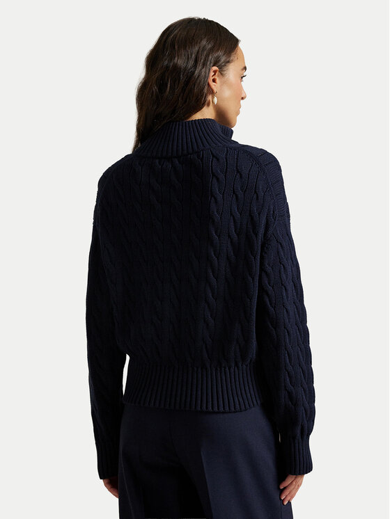 Polo Ralph Lauren Polo Ralph Lauren Sveter 211963467002 Tmavomodrá Relaxed Fit