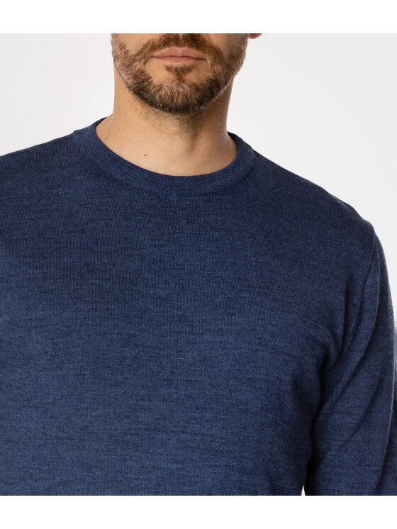 Lee Cooper Lee Cooper Sweter LOKI Niebieski Regular Fit