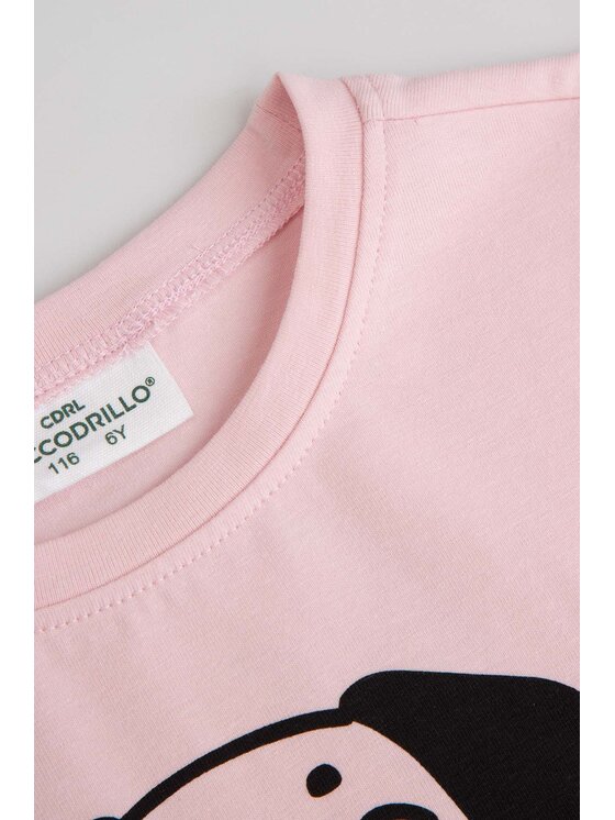 Coccodrillo Coccodrillo T-Shirt ZC6143201TGK-007 Růžová Regular Fit