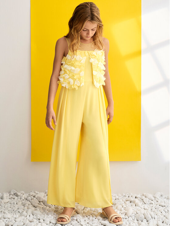 Abel & Lula Abel & Lula Jumpsuit 5202 Gelb Regular Fit