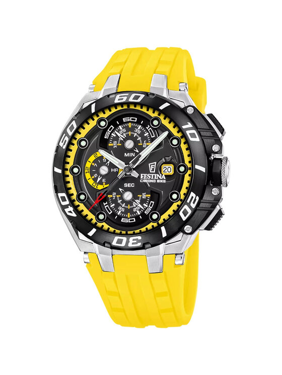 Festina Festina Zegarek F20755-5 Żółty