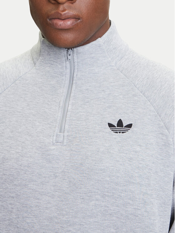 adidas adidas Džemperis adicolor Spacer Drill JX1508 Pilka Loose Fit