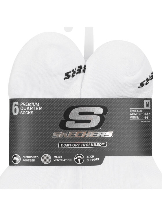 Skechers Skechers Skarpety długie S118214-WHT Biały