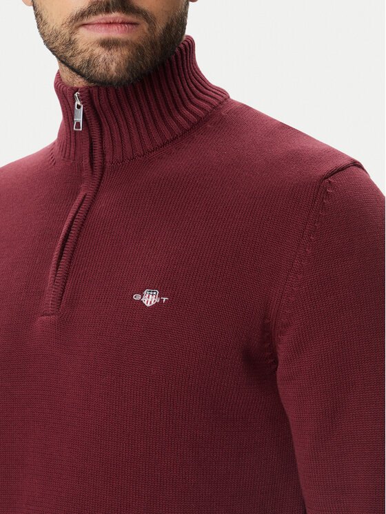 Gant Gant Kampsun 8030170 Bordoopunane Regular Fit