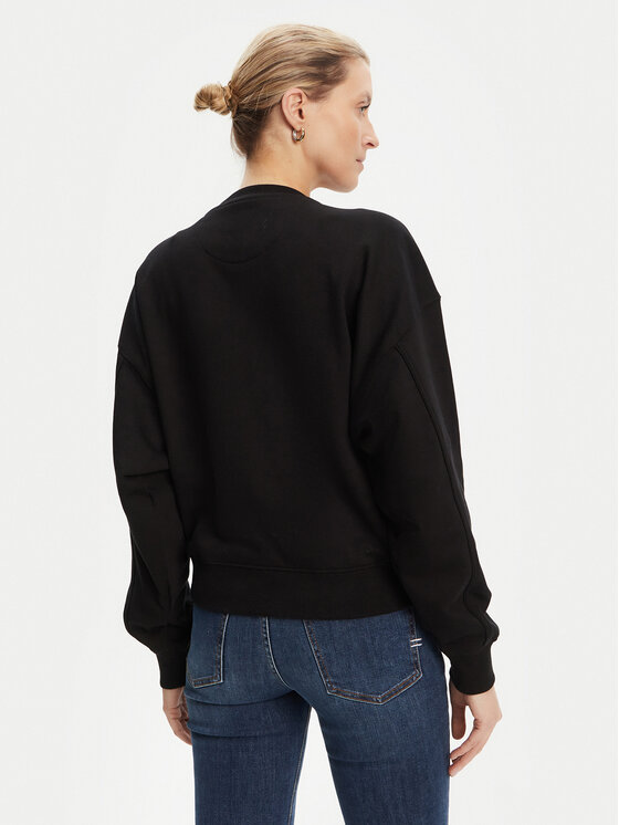 Guess Guess Sweatshirt W5YQ07 KB681 Schwarz Regular Fit