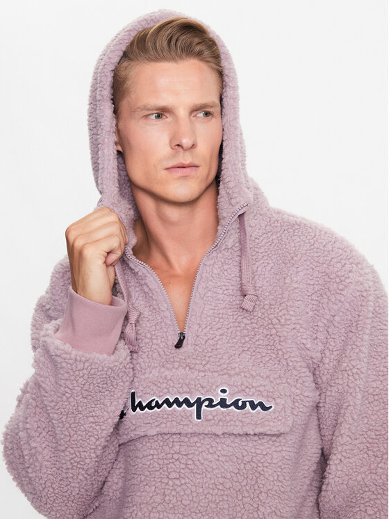 Champion Champion Flis Hooded Half Zip 218092 PS162 Roza
