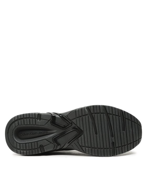Calvin Klein Jeans Calvin Klein Jeans Αθλητικά Retro Tennis Laceup Mix Reefl YM0YM00699 Μαύρο