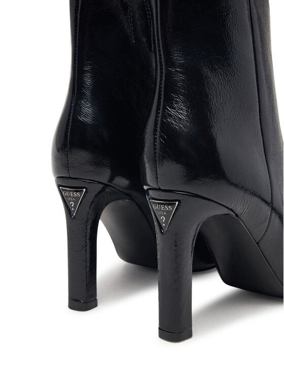 Guess Guess Botki FLFREB LEA10 Czarny