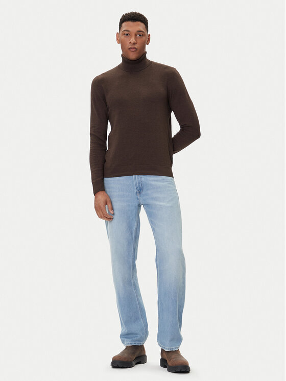 Jack&Jones Jack&Jones Rollkragenpullover Emil 12157417 Braun Regular Fit