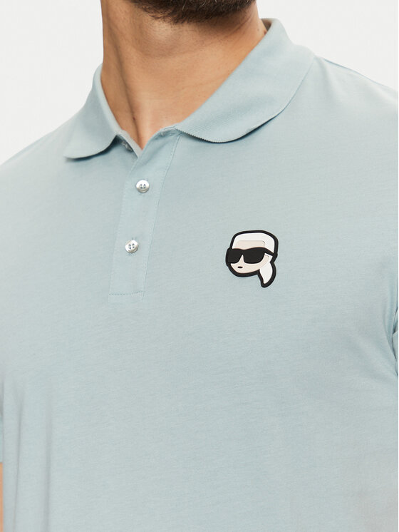 KARL LAGERFELD KARL LAGERFELD Polokošile 745710 551224 Světle modrá Regular Fit