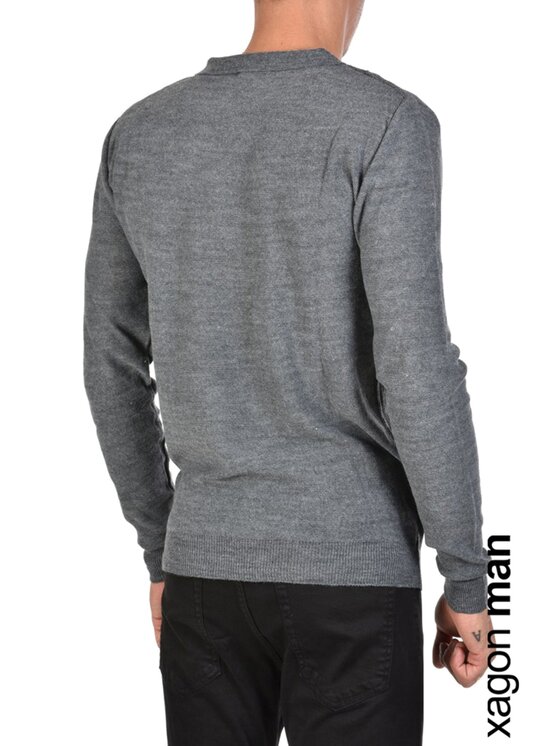 Xagon Xagon Sweter A1908 1J91269 Szary Regular Fit