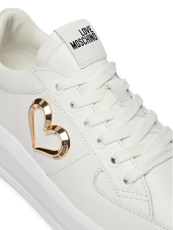 LOVE MOSCHINO LOVE MOSCHINO Sneakersy JA15485G0OIA0100 Biały