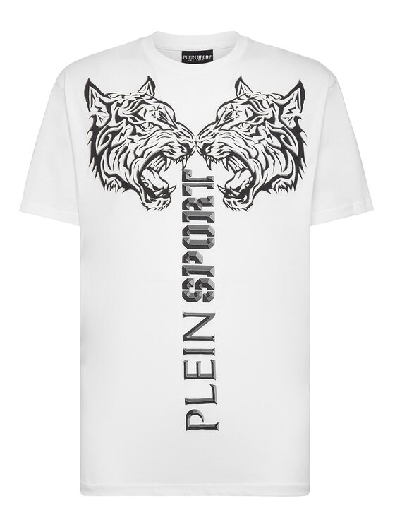 Plein Sport Plein Sport T-Shirt 1317 Biały Regular Fit