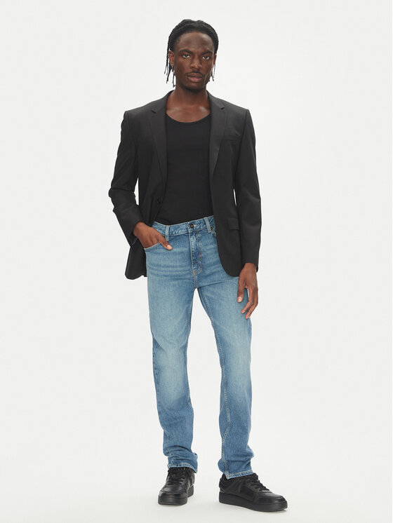 HUGO HUGO Farmer Ash 50541582 Kék Regular Fit
