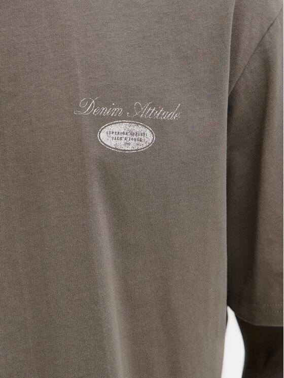 Jack & Jones Jack & Jones Marškinėliai Edover 12288005 Ruda Regular Fit