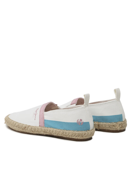 Pepe Jeans Pepe Jeans Espadryle Tourist Camp G PGS10171 Biały