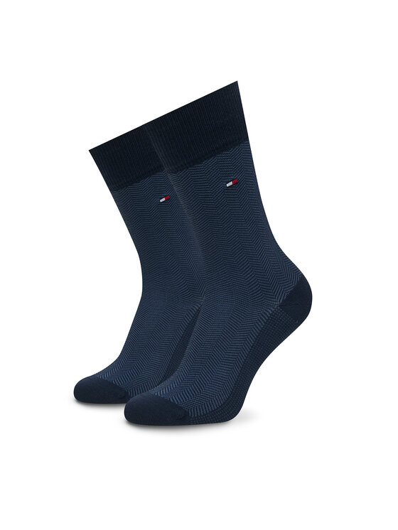 Tommy Hilfiger Tommy Hilfiger Дълги чорапи 701235374 Черен