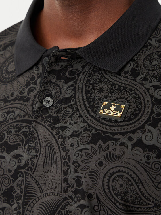 Beverly Hills Polo Club Beverly Hills Polo Club Polo M2625-HR Melns Regular Fit