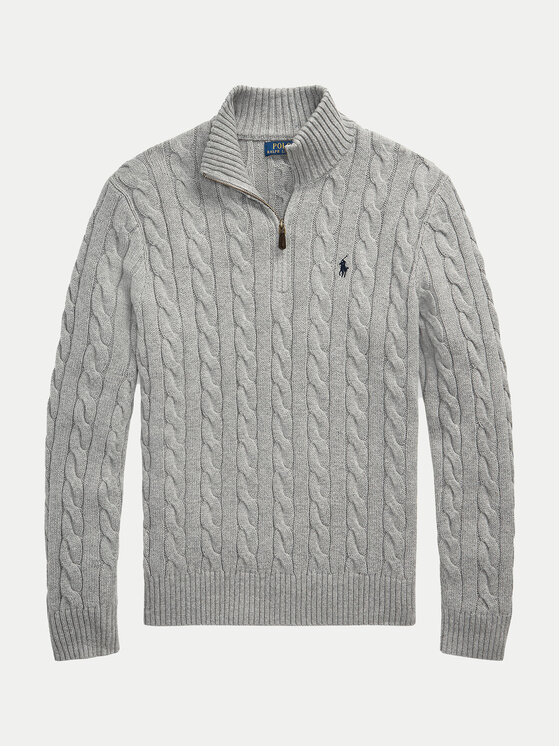 Polo Ralph Lauren Polo Ralph Lauren Pulover 710810841002 Gri Regular Fit