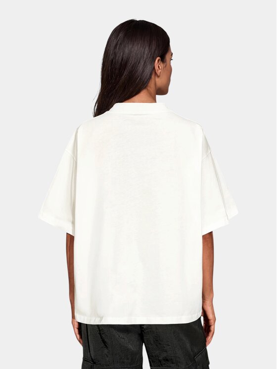 MADE BY SOCIETY MADE BY SOCIETY T-Shirt PSYCHO - T27884 Biały Basic Fit