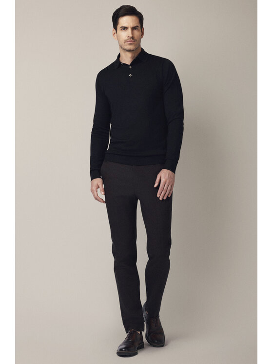 Lancerto Lancerto Spodnie materiałowe Gennaro SP131225000002 Brązowy Slim Fit