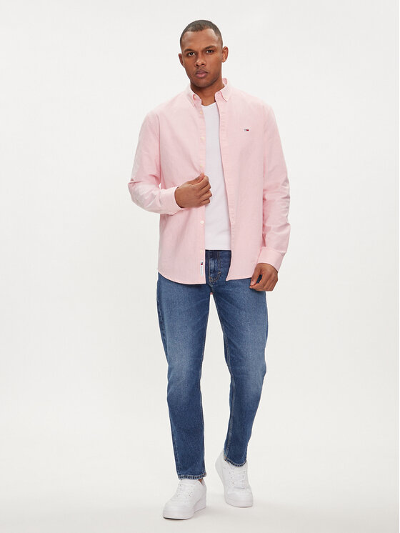 Tommy Jeans Tommy Jeans Marškiniai Entry DM0DM19134 Rožinė Regular Fit
