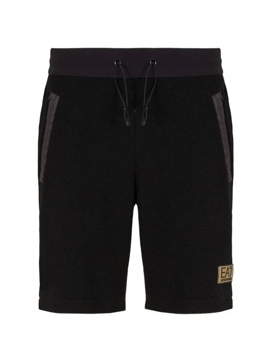 Emporio Armani Emporio Armani Sportovní kraťasy 3DPS57 PJG1Z 1200 Černá Regular Fit