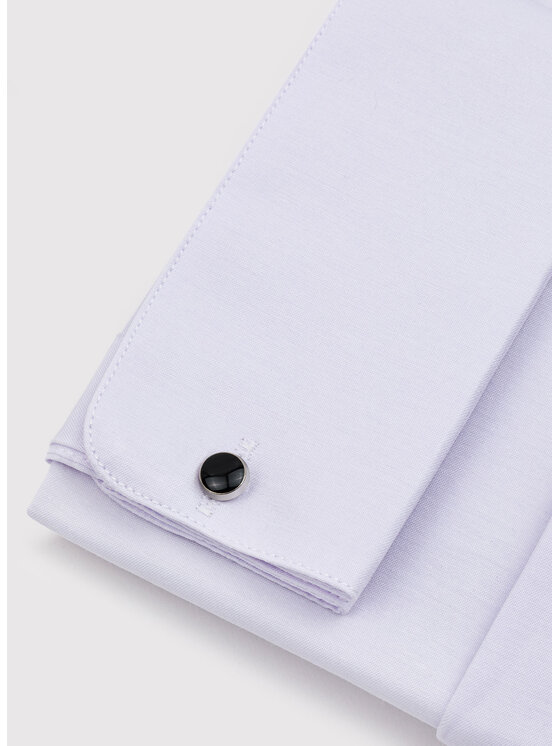 Pako Lorente Pako Lorente Koszula P22SF-1X-163 Fioletowy Slim Fit