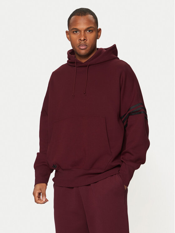 Felpa adidas uomo bordeaux sales