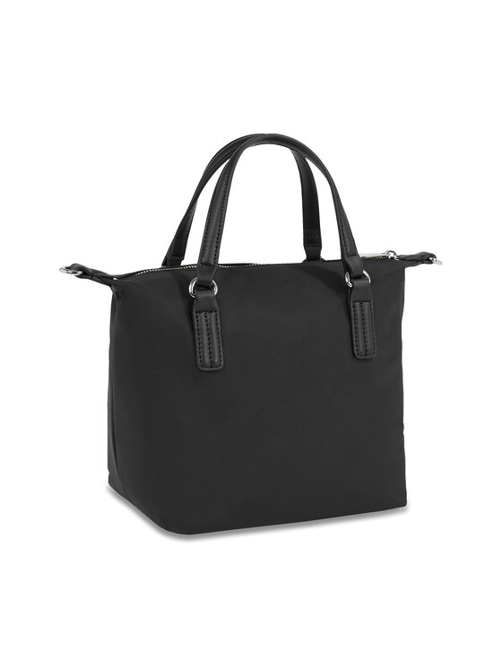 Tommy Hilfiger Tommy Hilfiger Torbica Poppy Th Small Tote AW0AW15640 Crna