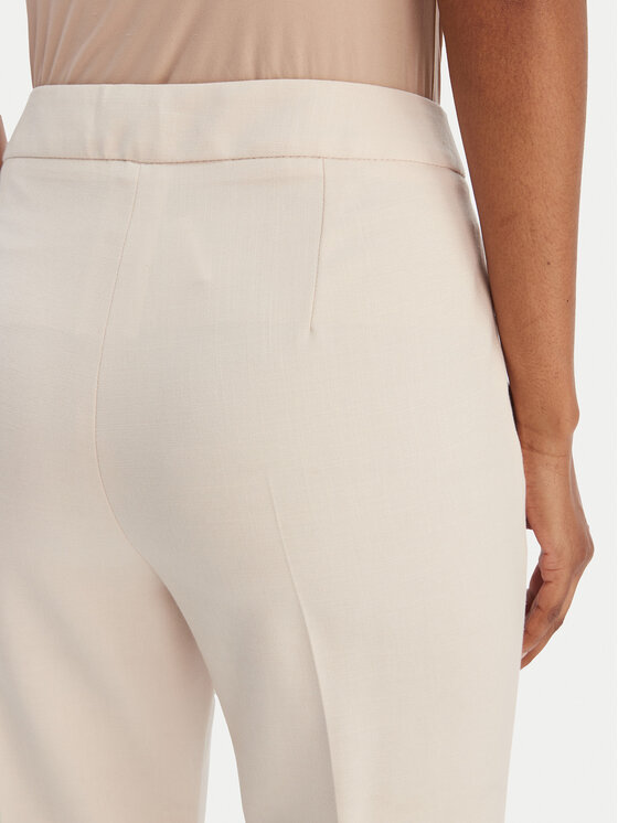 Marella Marella Чино панталони Trofeo 2615131081 Екрю Slim Fit