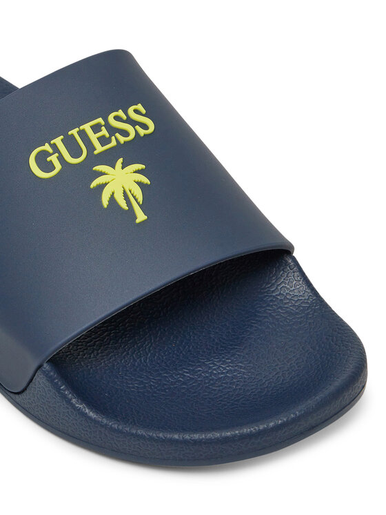 Guess Guess Klapki F5GZ05 BB00F Granatowy