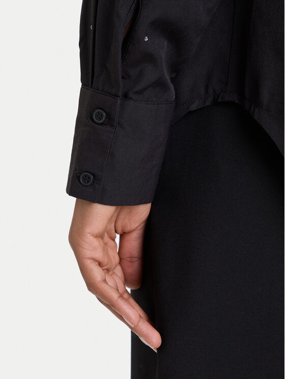 Vero Moda Vero Moda Риза Fanni 10337791 Черен Oversize