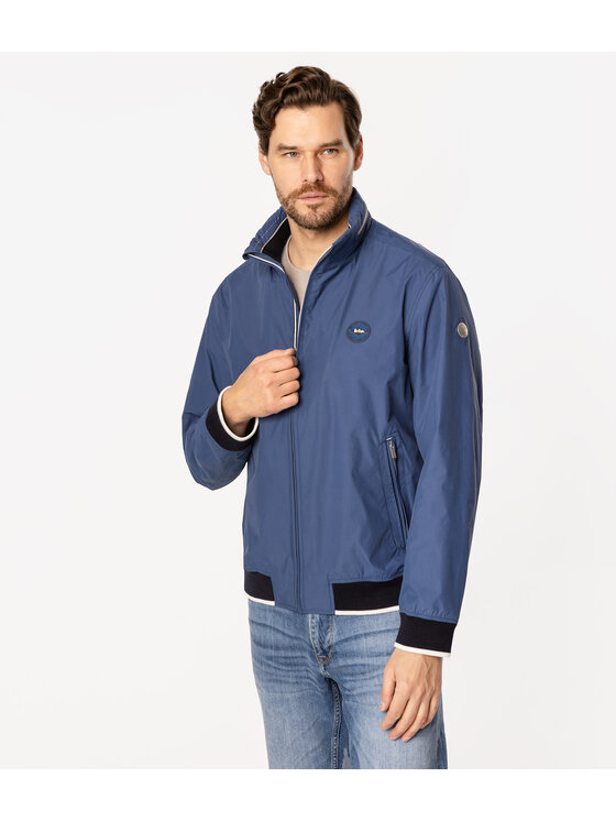 Lee Cooper Lee Cooper Kurtka bomber SERGIO 8320 Niebieski Regular Fit
