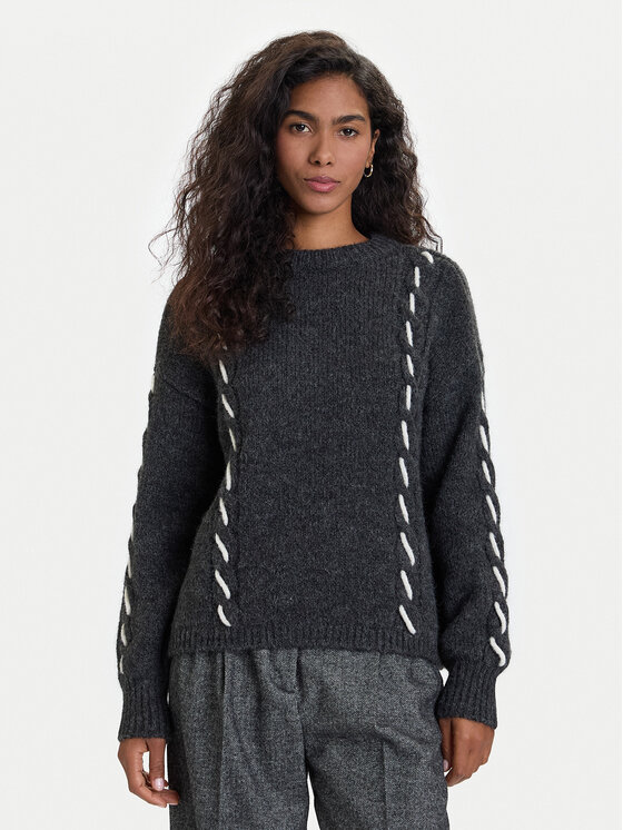 Vero Moda Vero Moda Sweater Ilina 10334866 Szürke Loose Fit