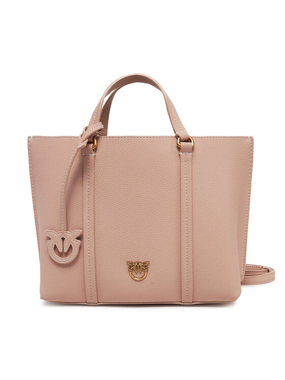 PINKO Kabelka Carrie Shopper Classic AI 24-25 PLTT 102833 A1LF Ružová