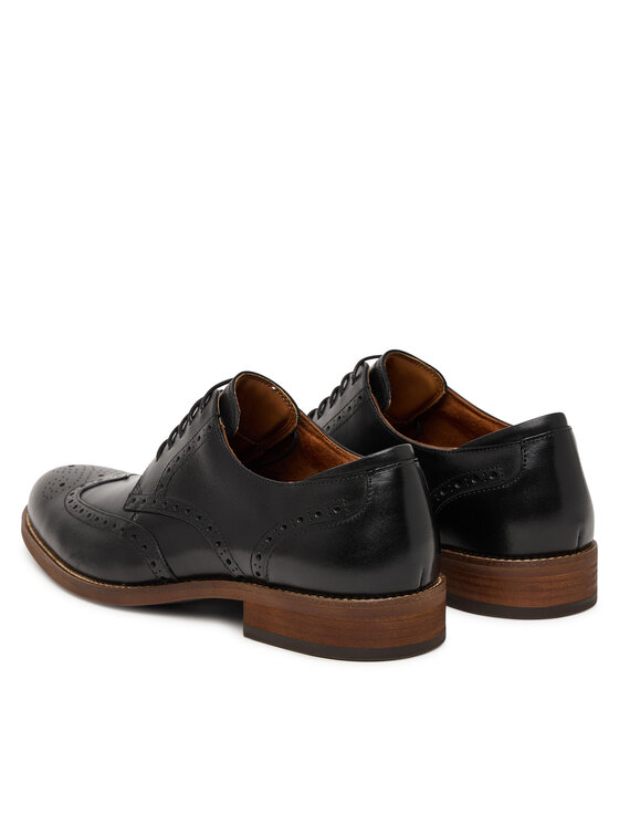 Clarks Clarks Poltopánky CraftRemi Tip 26186390 Čierna