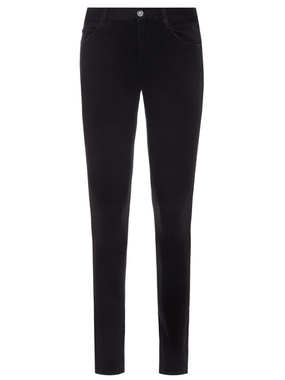 Liu Jo Liu Jo Slim Fit traperice UXX037 D4199 Crna Slim Fit