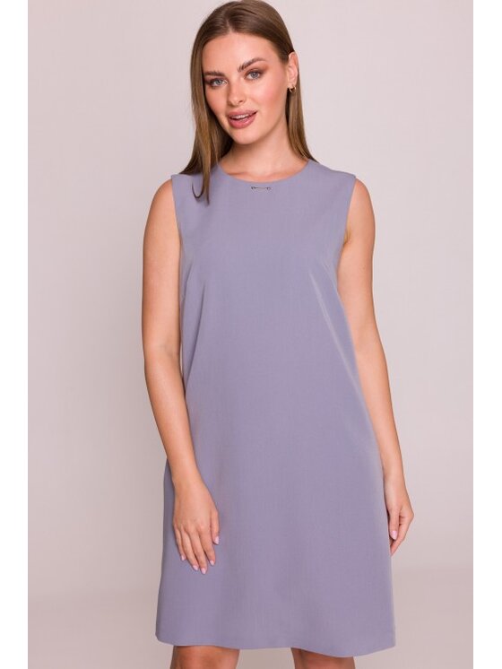 Stylove Stylove Sukienka codzienna S408 Szary A-Line Fit