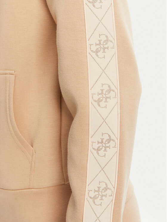 Guess Guess Μπλούζα W5YQ05 KBYE2 Μπεζ Regular Fit