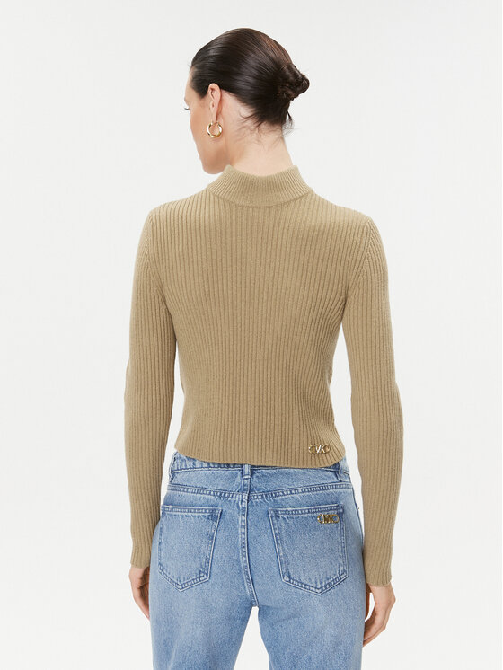 MICHAEL Michael Kors MICHAEL Michael Kors Pulover MF360P26V1 Rjava Regular Fit