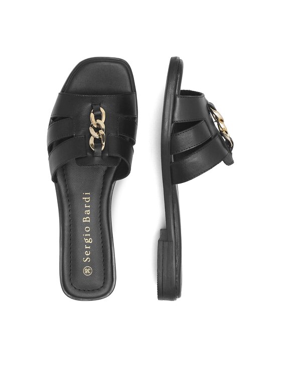 Sergio Bardi Sergio Bardi Papucs WI16-B1033-04SB Fekete