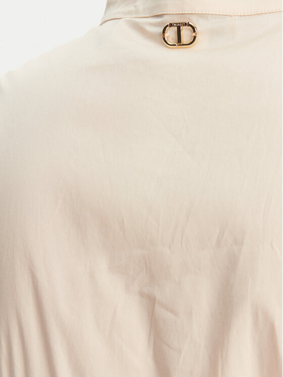 TWINSET TWINSET Kasdieninė suknelė 251TT2101 Smėlio Regular Fit