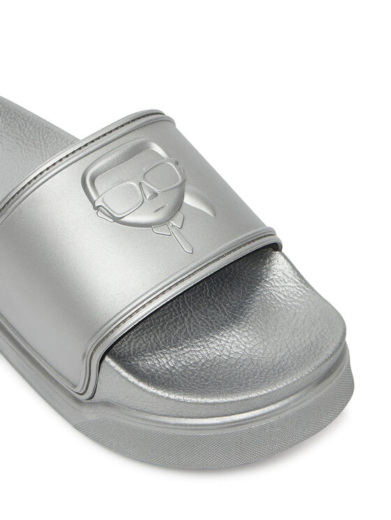 KARL LAGERFELD KARL LAGERFELD Παντόφλες Kondominium KL88819 Ασημί