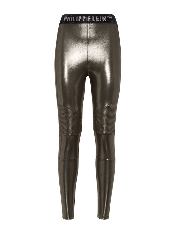 PHILIPP PLEIN PHILIPP PLEIN Legginsy 20699 Złoty