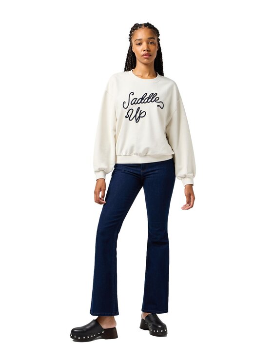 Wrangler Wrangler Bluza 112364504 Biały Oversize